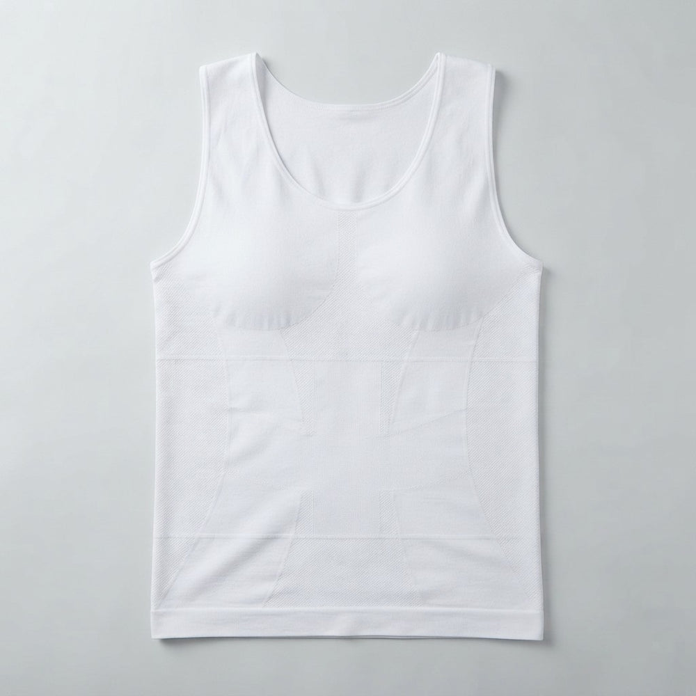 Mens Compression Waist Trainer Tank Top