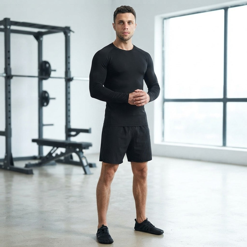 Mens Compression Long Sleeve Training Top